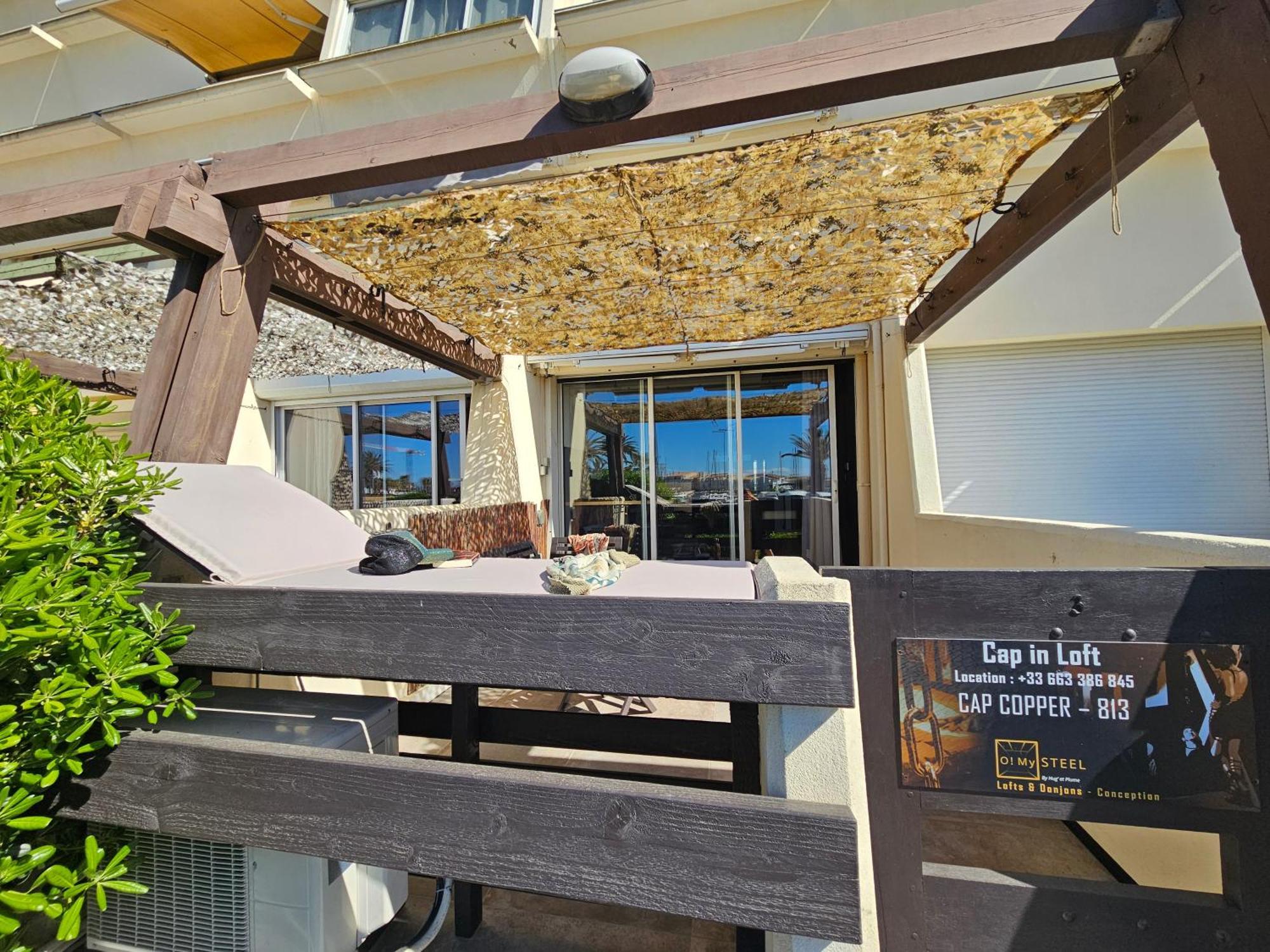Apartment Naturist Cap In Loft Agde Exteriör bild